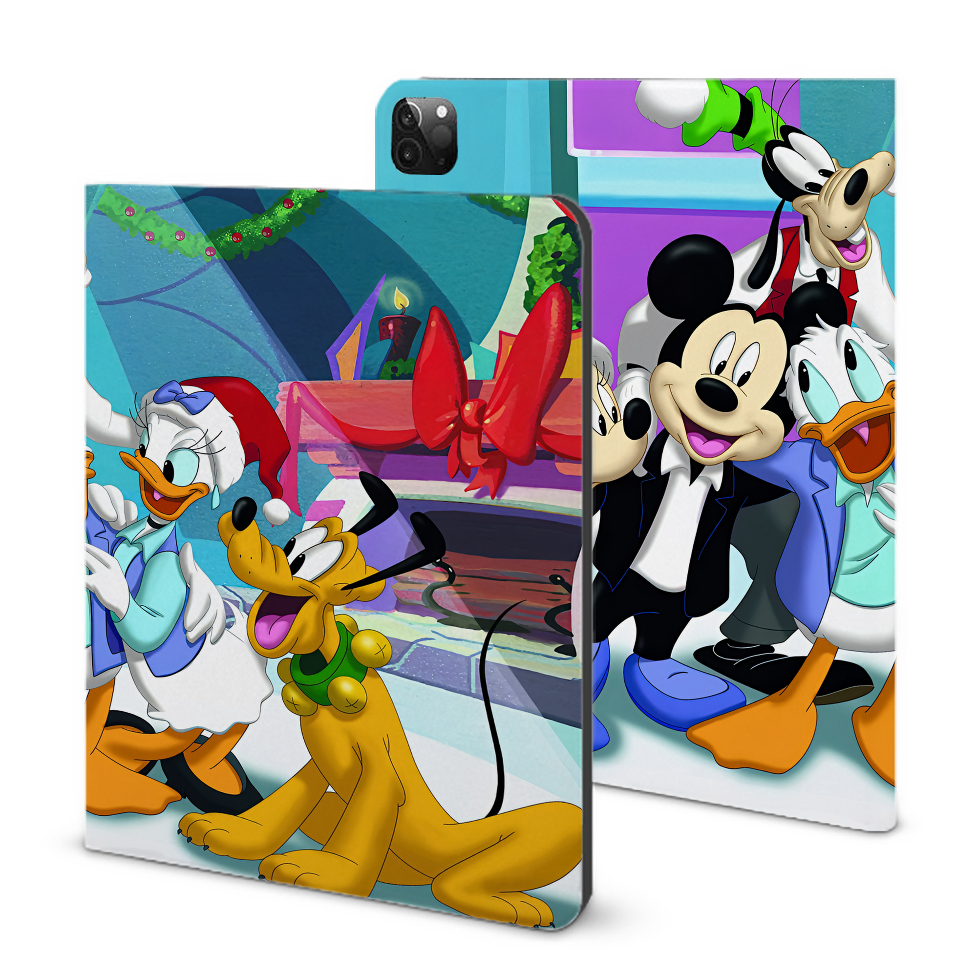 （画像用） ミッキーマウス Mickey Mouse IPadケース ペンホルダー付き ブックスタイルデザイン